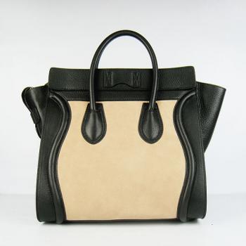 Celine  0189 Ladies Cow Leather Apricot Handbag