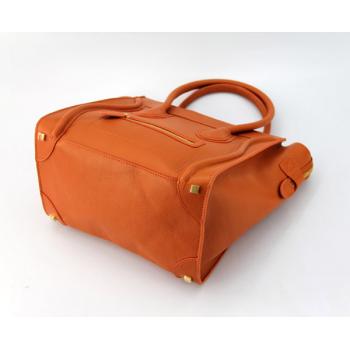 Celine  80022 Ladies Cow Leather Orange Bag