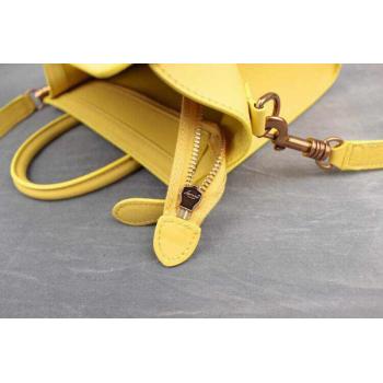 Celine Handbag Cross Body Bag Yellow