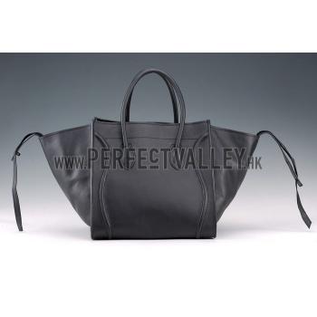 Celine Luggage Phantom Tote Black