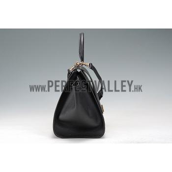 Celine Trapeze Black Bag 607301