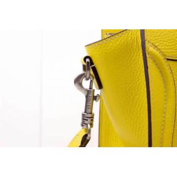 Celine Handbag Cross Body Bag Calfskin Yellow HM06292