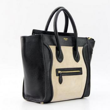 Celine  64411 2way Cow Leather Black