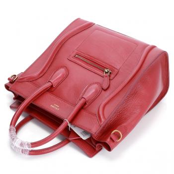 Celine  2008 Ladies Cow Leather Red Replica