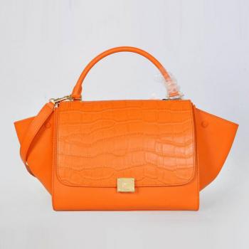 Replica Celine  3342 Ladies Crocodile Orange