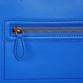 Celine  3074 Ladies Cow Leather Blue Handbag