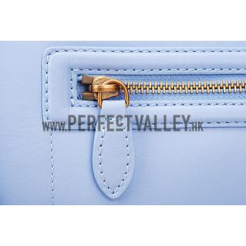 Replica Celine Micro Luggage Light Blue