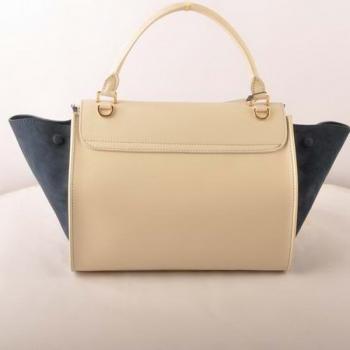 Replica Celine  3073 2way Cow Leather Blue Handbag