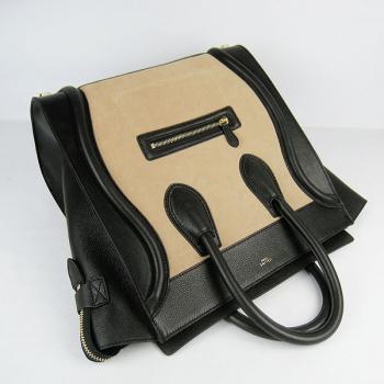 Replica Celine  0192 Handbag Cow Leather Apricot