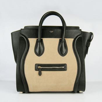 Replica Celine  0192 Handbag Cow Leather Apricot