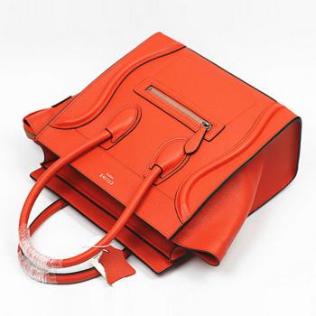 Cheap Celine  3028 Handbag Cow Leather Orange