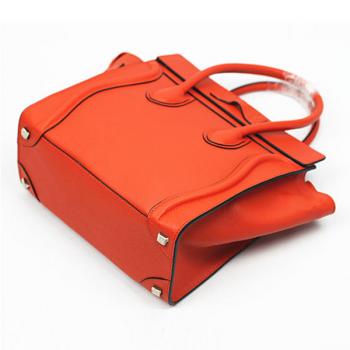 Cheap Celine  3028 Handbag Cow Leather Orange