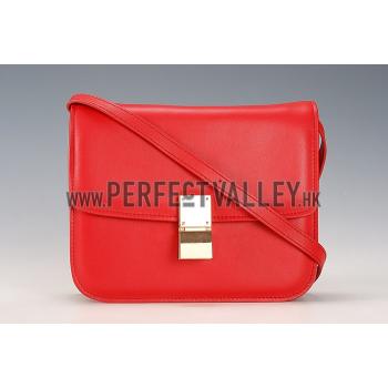 Celine Box Bag Red