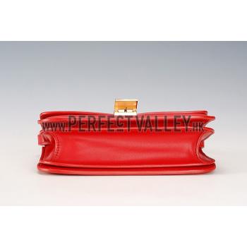 Celine Box Bag Red