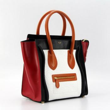 Celine  80022 Ladies Cow Leather Red