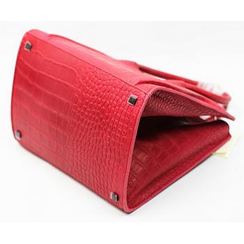 Replica Celine  8001 Ladies Crocodile Pink Bag