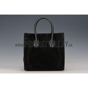 Celine Phantom Luggage Suede Leather Black