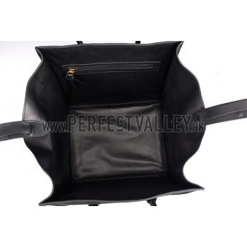 Celine Phantom Luggage Suede Leather Black