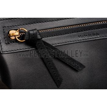 Celine Phantom Luggage Suede Leather Black