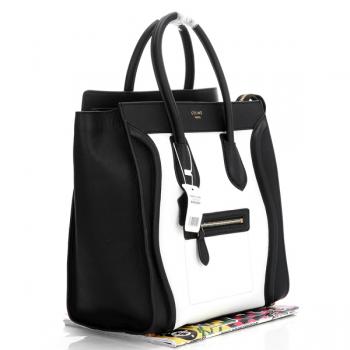 Celine  1008 Cow Leather White