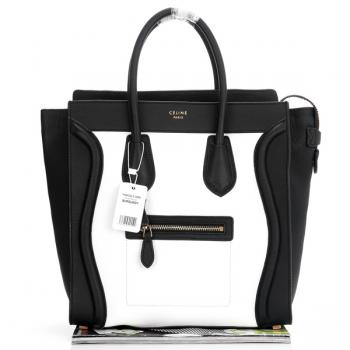 Celine  1008 Cow Leather White