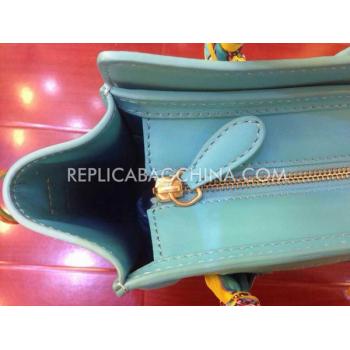 Celine Nano Calfskin Green Handbag Replica