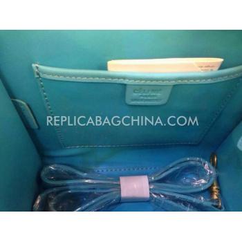 Celine Nano Calfskin Green Handbag Replica