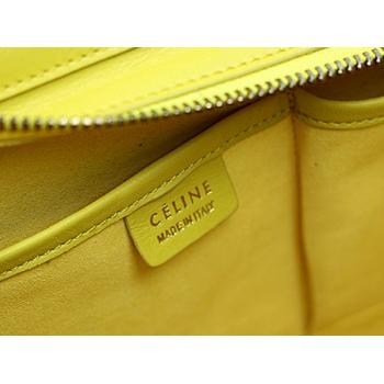 Celine  2008 2way Cow Leather Yellow Replica