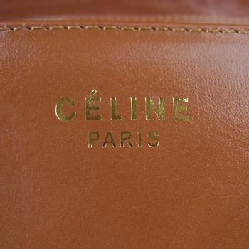 Celine  1867 Cross Body Bag Crocodile Yellow