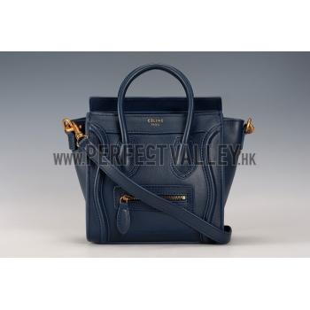 Celine Nano Luggage Navy