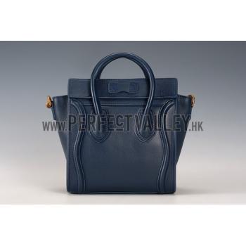 Celine Nano Luggage Navy