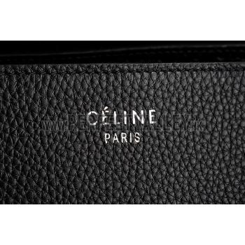 Celine Mini Luggage Black Silver Hardware 18926736