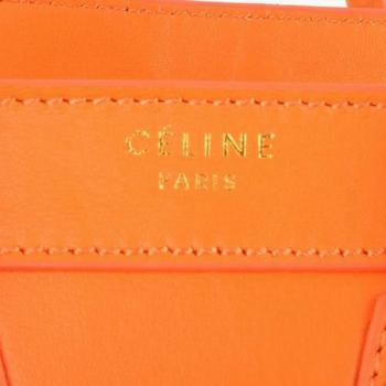 Celine  308 Ladies Cow Leather Orange Handbag