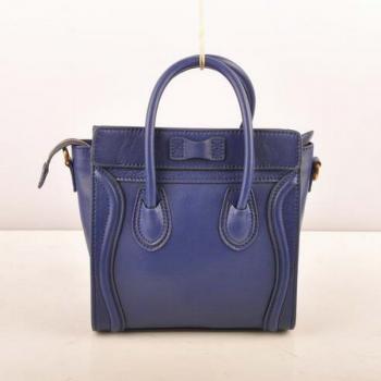 Celine  308 Cow Leather Blue