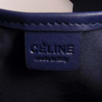 Celine  308 Cow Leather Blue