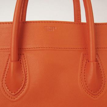 Celine  6028C Handbag Lambskin Orange