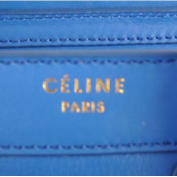 Celine 308 Ladies Crocodile Blue Bag HM10252