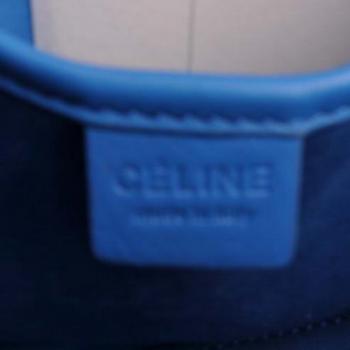 Celine 308 Ladies Crocodile Blue Bag HM10252