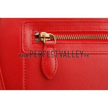 Replica Celine Mini Luggage Red