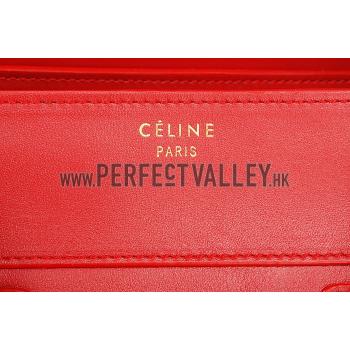 Replica Celine Mini Luggage Red