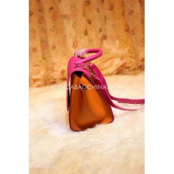 Replica Celine Trapeze Leather Red Handbag