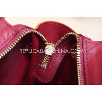 Replica Celine Trapeze Leather Red Handbag