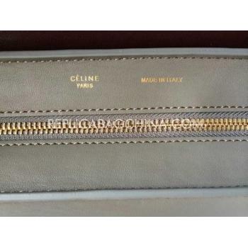 Celine Trapeze Calfskin Grey Handbag