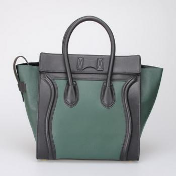 Celine  88032 2way Lambskin Green Replica