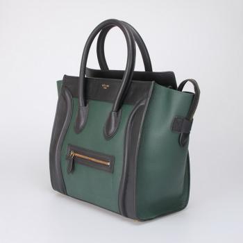 Celine  88032 2way Lambskin Green Replica