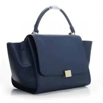 Celine  3042 2way Cow Leather Blue