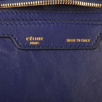 Celine  3073 Ladies Crocodile Blue Handbag Replica