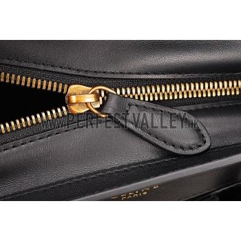 Replica Celine Micro Luggage Black Leather/Suede Leather