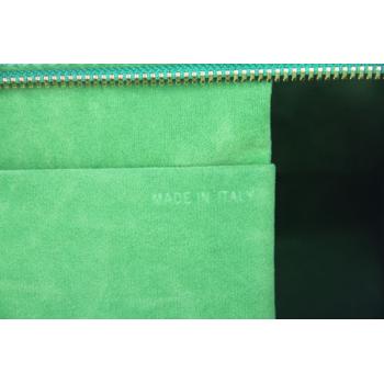 Celine  108908 2way Cow Leather Green Handbag Replica