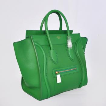 Celine 108908 Ladies Cow Leather Green HM11402